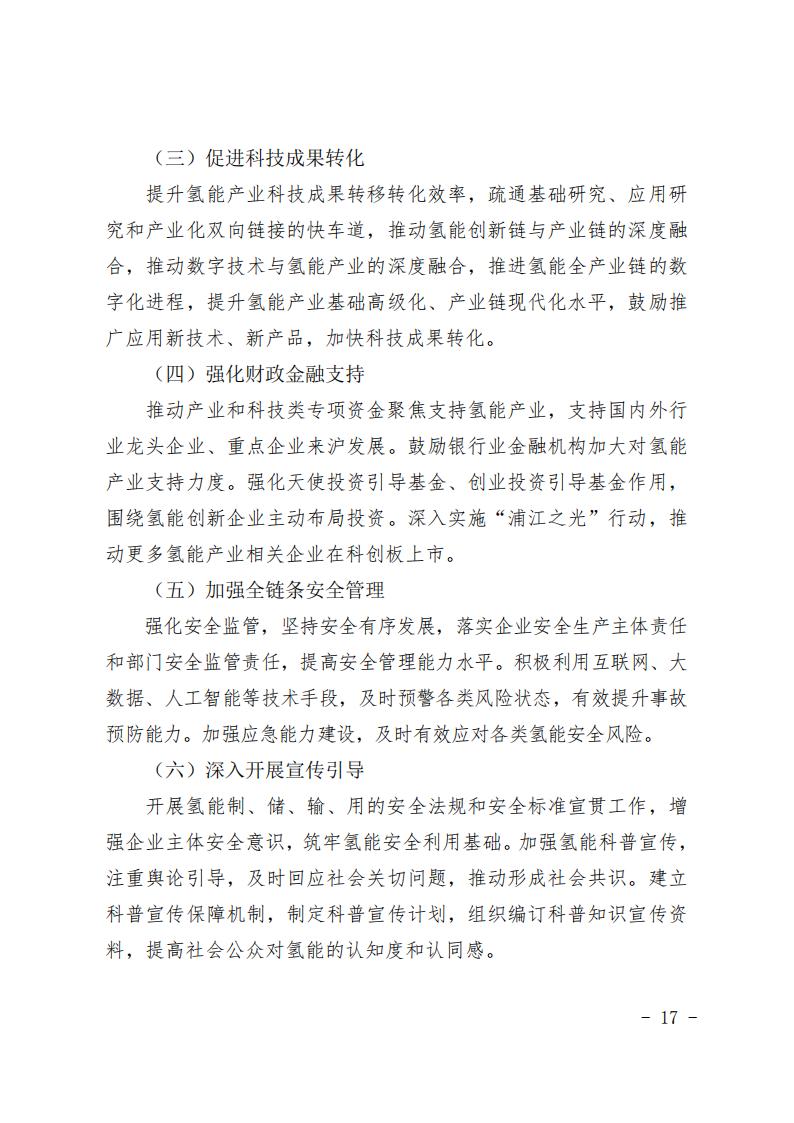 《上海市氫能產(chǎn)業(yè)發(fā)展中長(zhǎng)期規(guī)劃 （2022-2035年）》印發(fā)！2025年規(guī)模突破1000億元_16
